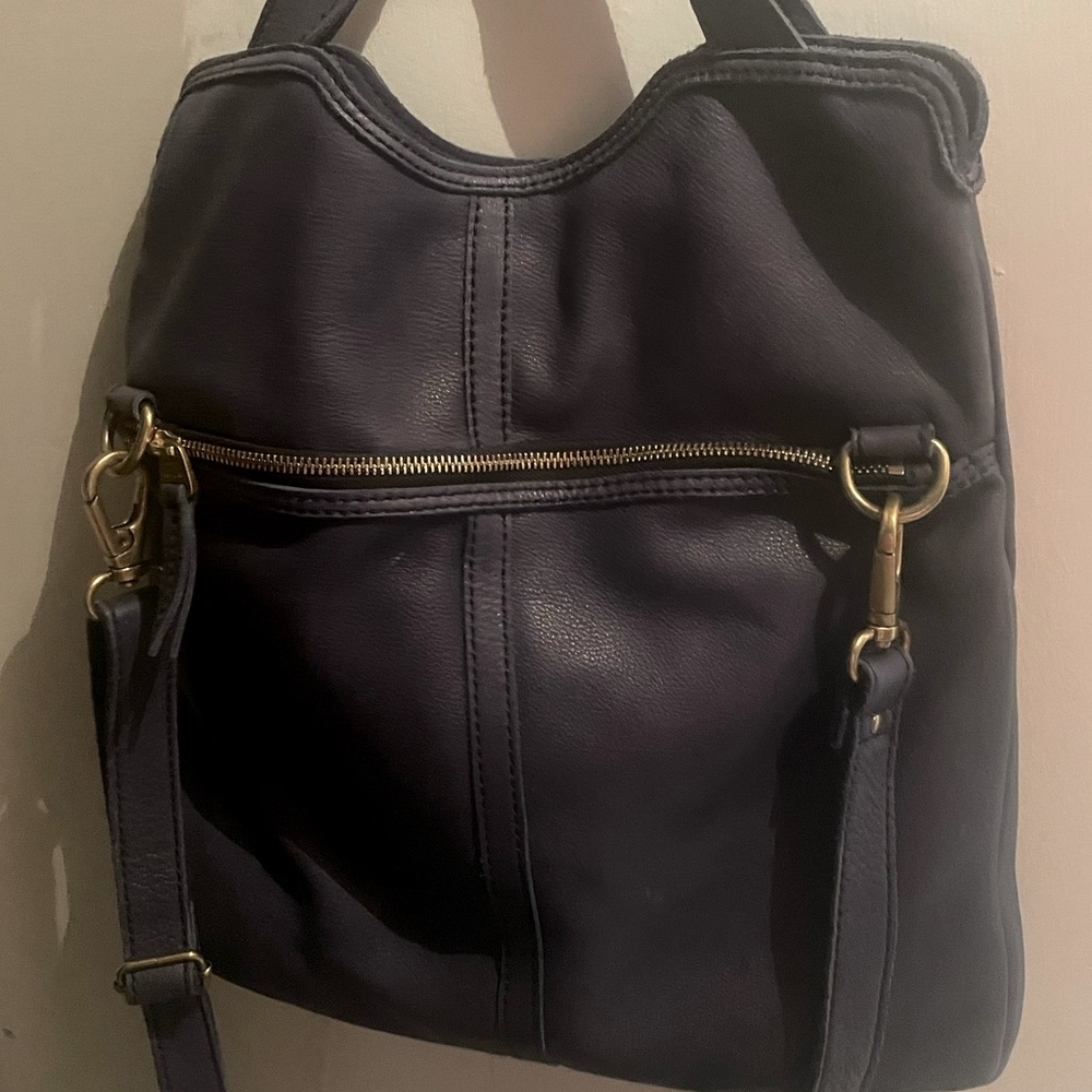 Navy Blue Fossil Purse